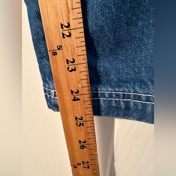 BDG Urban Outfitters 26 Super Wide Button Fly Hi Waist 70’s Hippie Flower Child - Picture 8 of 11